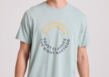 T-shirt με text artwork τύπωμα στο στήθος - FUNKY BUDDHA - 