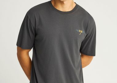 T-shirt με text τύπωμα στην πλάτη - FUNKY BUDDHA - 