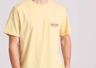 T-shirt με tropical τύπωμα από οργανικό βαμβάκι - FUNKY BUDDHA - 