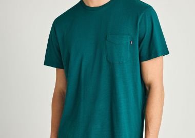 T-shirt με τσέπη στο στήθος - FUNKY BUDDHA - 