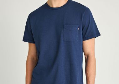 T-shirt με τσέπη στο στήθος - FUNKY BUDDHA - 