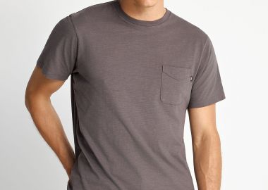 T-shirt με τσέπη στο στήθος - FUNKY BUDDHA - 