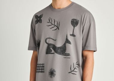 T-shirt με τύπωμα - FUNKY BUDDHA - 