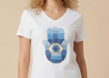 T-Shirt Με Τύπωμα Hamsa DEJAVU -  - 