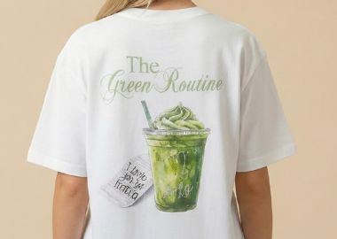 T-Shirt Με Τύπωμα Στην Πλάτη DEJAVU -  - 