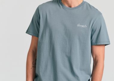 T-shirt με τύπωμα στην πλάτη Garage 55. - GARAGE 55 - 