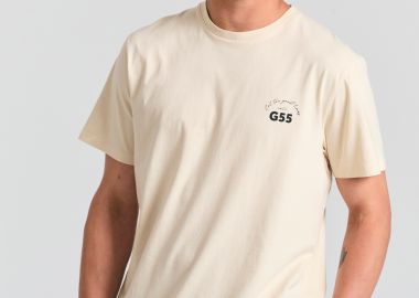 T-shirt με τύπωμα στην πλάτη Garage 55. - GARAGE 55 - 