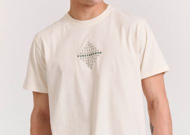 T-shirt με τύπωμα στο στήθος - FUNKY BUDDHA - 