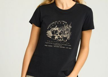 T-shirt με τύπωμα Vegetables in Your Garden - FUNKY BUDDHA - 