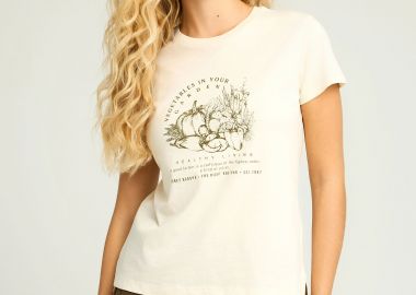 T-shirt με τύπωμα Vegetables in Your Garden - FUNKY BUDDHA - 