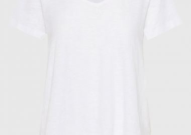 T-shirt με V λαιμόκοψη - The basics collection - FUNKY BUDDHA - 