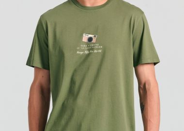 T-shirt με vintage τύπωμα Garage 55. - GARAGE 55 - 