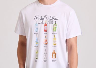 T-shirt με weekly plan τύπωμα - FUNKY BUDDHA - 