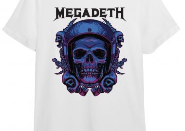 T-Shirt Megadeth Art2 Rock Avenue White - Rock Avenue - 