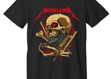 T-Shirt Metallica Art2 Rock Avenue Black - Rock Avenue - 