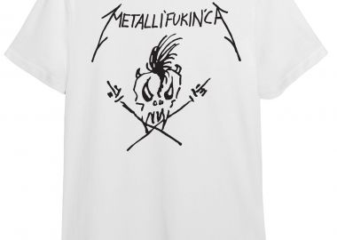 T-Shirt Metallica Fuckin Rock Avenue White - Rock Avenue - 
