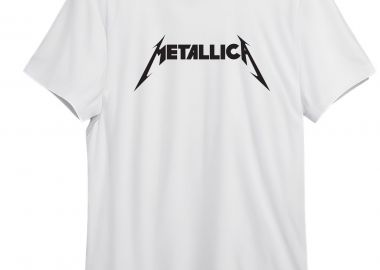 T-Shirt Metallica Logo Art Rock Avenue White - Rock Avenue - 