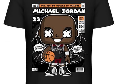 T-Shirt Michael Jordan Pop Culture Black - Pop Culture - 