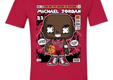 T-Shirt Michael Jordan Pop Culture Red - Pop Culture - 