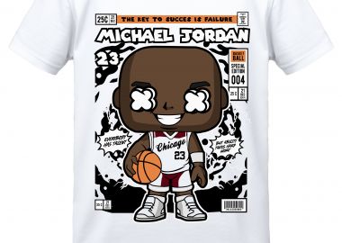 T-Shirt Michael Jordan Pop Culture White - Pop Culture - 