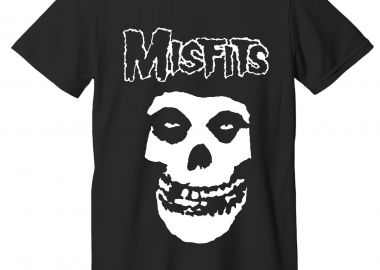 T-Shirt Misfits Skull Rock Avenue Black - Rock Avenue - 