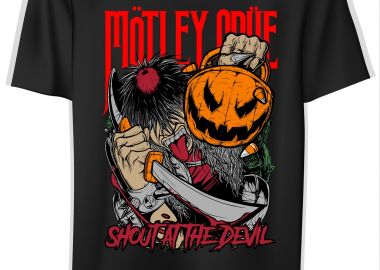 T-Shirt Motley Crue Art1 Rock Avenue Black - Rock Avenue - 