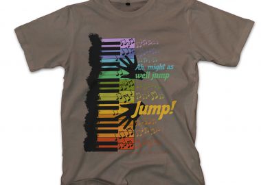T-Shirt Music Jump Pop Culture Military Green - Pop Culture - 