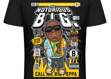 T-Shirt Notorious B.I.G Pop Culture Black - Pop Culture - 