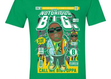T-Shirt Notorious B.I.G Pop Culture Irish Green - Pop Culture - 