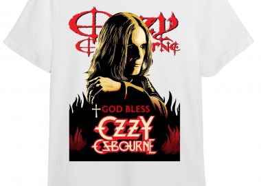 T-Shirt Ozzy Osbourne 1 Rock Avenue White - Rock Avenue - 