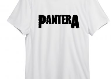 T-Shirt Pantera Band Logo Art Rock Avenue White - Rock Avenue - 