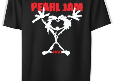 T-Shirt Pearl Jam Alive Rock Avenue Black - Rock Avenue - 