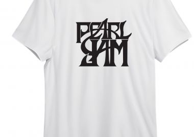 T-Shirt Pearl Jam Band Logo Art Rock Avenue White - Rock Avenue - 