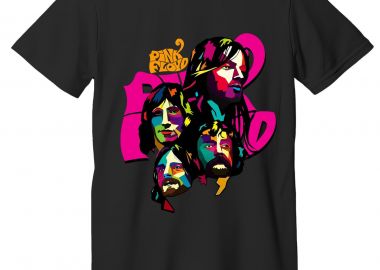 T-Shirt Pink Floyd 1 Rock Avenue Black - Rock Avenue - 