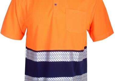 T-shirt πόλο υψηλής ορατότητας GLOW HV Stenso Orange - Stenso - 