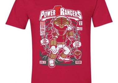 T-Shirt Power Ranger Pop Culture Red - Pop Culture - 