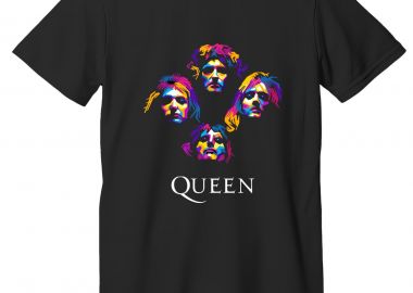 T-Shirt Queen Art3 Rock Avenue Black - Rock Avenue - 