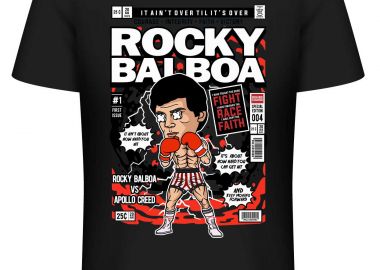 T-Shirt Rocky Balboa Pop Culture Black - Pop Culture - 