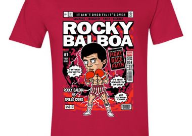 T-Shirt Rocky Balboa Pop Culture Red - Pop Culture - 