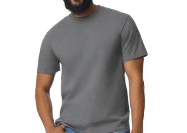 T-Shirt Softstyle Midweight 65000 Gildan Charcoal - Gildan - 