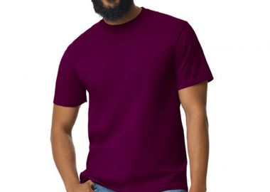 T-Shirt Softstyle Midweight 65000 Gildan Maroon - Gildan - 