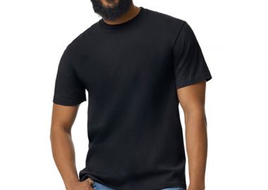T-Shirt Softstyle Midweight 65000 Gildan Pitch Black - Gildan - 
