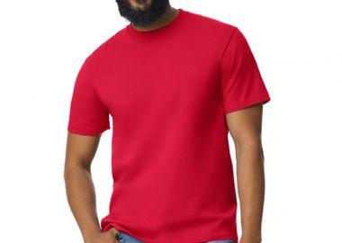 T-Shirt Softstyle Midweight 65000 Gildan Red - Gildan - 