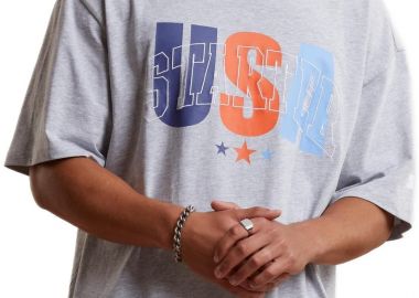 T-Shirt Starter USA Oversized ST431-03061 Starter Black Label Heathergrey - Starter - 