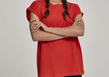 T-shirt TB771 Urban Classics Extended Shoulder Tee Bloodorange - Urban Classics - 
