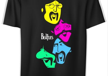 T-Shirt The Beatles 1 Rock Avenue Black - Rock Avenue - 