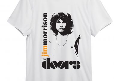 T-Shirt The Doors Jim Morrison Rock Avenue White - Rock Avenue - 