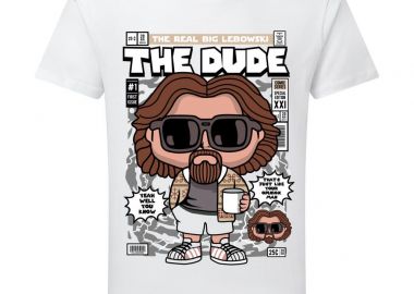 T-Shirt The Dude Pop Culture White - Pop Culture - 