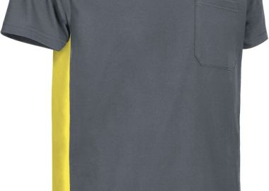 T-Shirt THUNDER Valento CAVATHUGA Cement Grey-Lemon Yellow -  - 