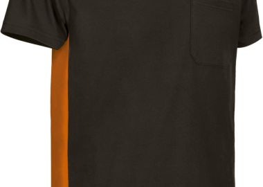 T-Shirt THUNDER Valento CAVATHUNN Black-Party Orange - Valento - 